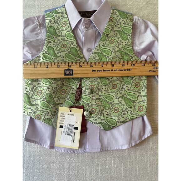 MILANO‎ size Large (18 months) vest and shirt little boys NWT - Picture 8 of 11